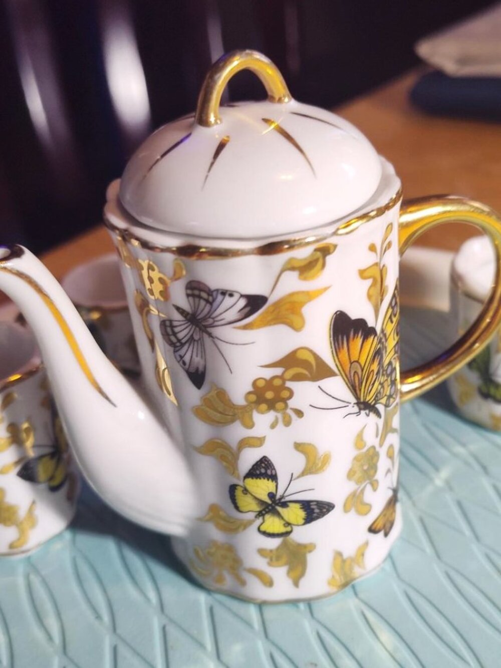 Baum Brothers Formalities Pieces Miniature Tea Set Vintage Porcelain SHIPS FREE